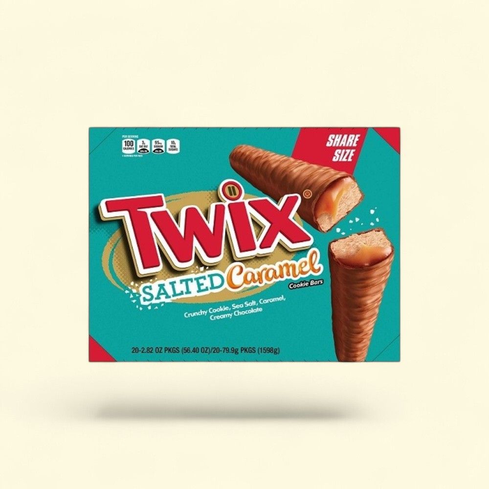 Twix Salted Caramel King Size Candy Bars - 20 Count — authentic US product shipped worldwide by Treatspree