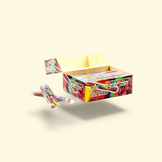 Atkinson's Rainbow Twists Candy Sticks - 36 Count — authentic US product shipped worldwide by Treatspree