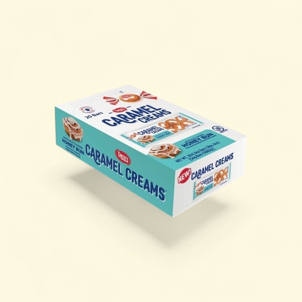 Caramel Creams Honey Bun Candy Bars - 20 Count — authentic US product shipped worldwide by Treatspree