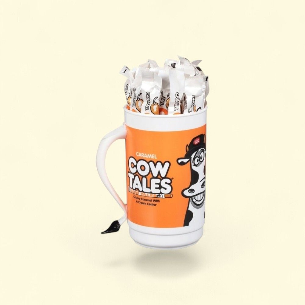 Cow Tales Caramel Candy Tumbler, 100-Count, 1oz Each — authentic US product shipped worldwide by Treatspree