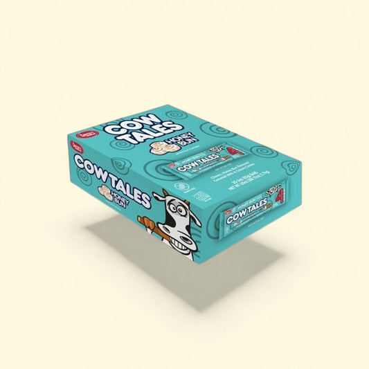 Cow Tales Honey Bun Candy, 20 Count, 3oz — authentic US product shipped worldwide by Treatspree