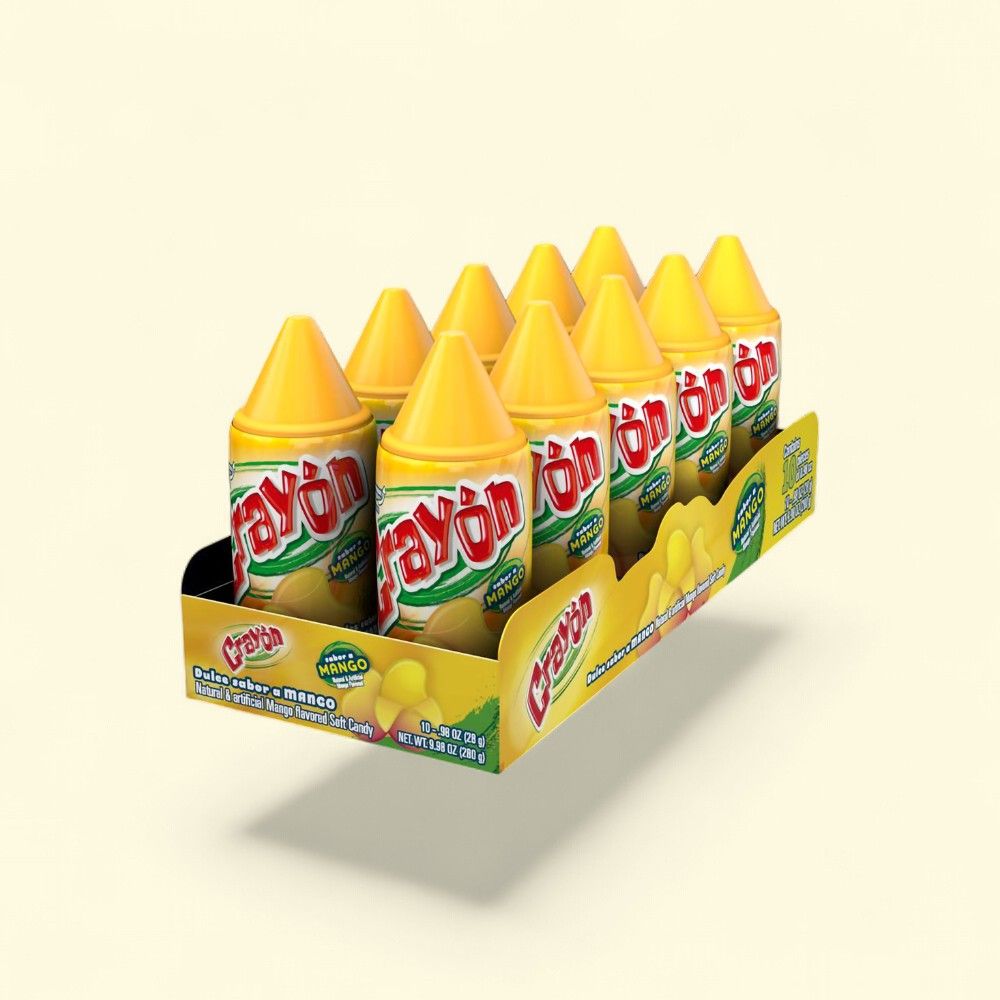 Crayon Mango Candy (10 Count) — authentic US product shipped worldwide by Treatspree