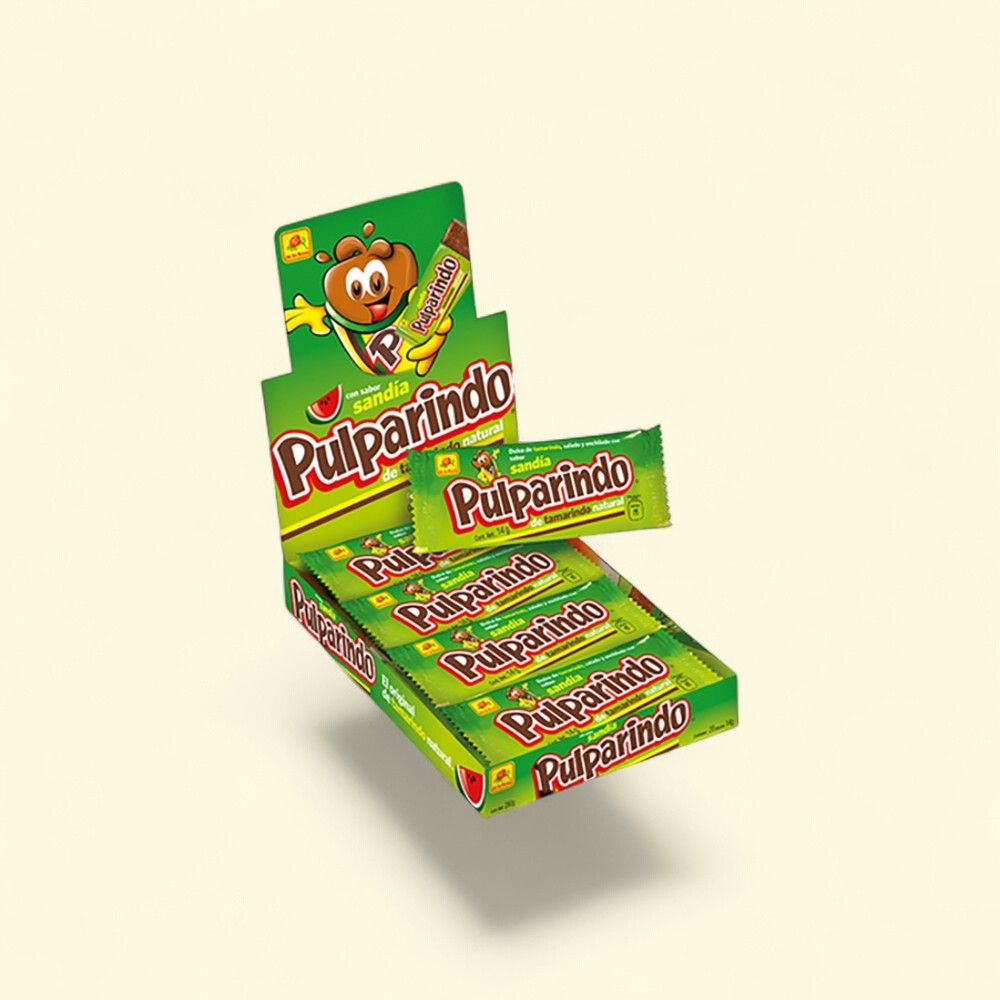 De La Rosa Pulparindo Watermelon Tamarind Chewy Candy 20ct — authentic US product shipped worldwide by Treatspree