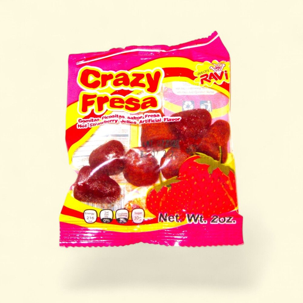 Dulces Ravi Strawberry Jellies (12 Count, 2 oz) — authentic US product shipped worldwide by Treatspree