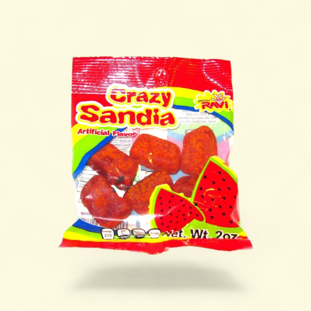 Dulces Ravi Watermelon Jellies (12-Count, 2oz each) — authentic US product shipped worldwide by Treatspree