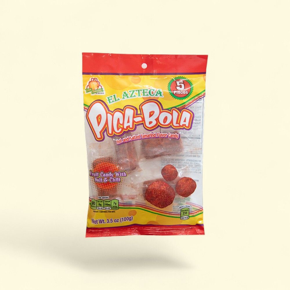 El Azteca Pica-Bola Hot Salted Tamarind Candy — authentic US product shipped worldwide by Treatspree
