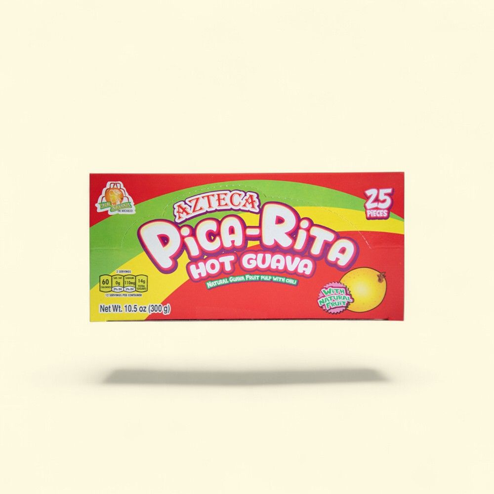 El Azteca Pica-Rita Hot Guava Pulp Candy - authentic US product shipped worldwide by Treatspree