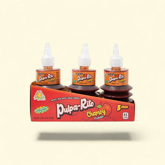 El Azteca Pulpa-Rito Chamoy Liquid Candy - 3 Pack — authentic US product shipped worldwide by Treatspree