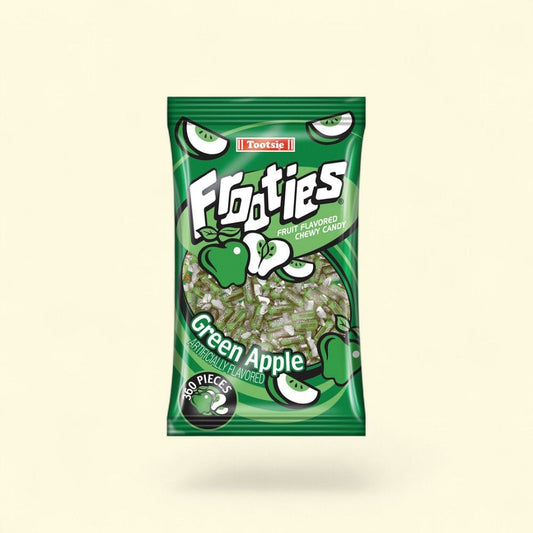 Frooties Green Apple Chewy Candy - 360 Count – authentic US product shipped worldwide by Treatspree