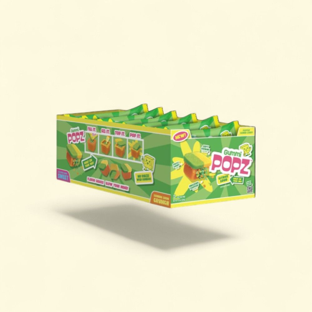 Gummi Popz Citrus Sour Gummies - 12 Count — authentic US product shipped worldwide by Treatspree