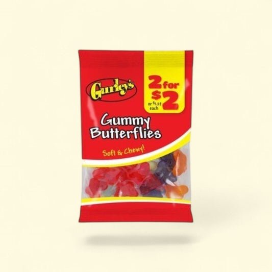Gurley's Gummy Butterflies Candy - 12 Count, 2.5oz Each — authentic US product shipped worldwide by Treatspree