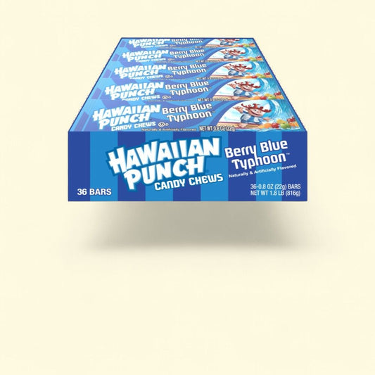 Hawaiian Punch Berry Blue Typhoon Chews (36-Count) — authentic US product shipped worldwide by Treatspree