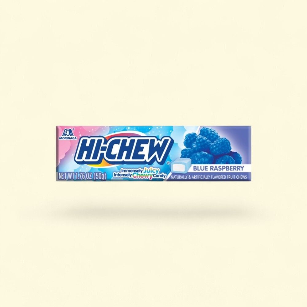 HI-CHEW Blue Raspberry Chewy Candy, 15-Count Pack — authentic US product shipped worldwide by Treatspree