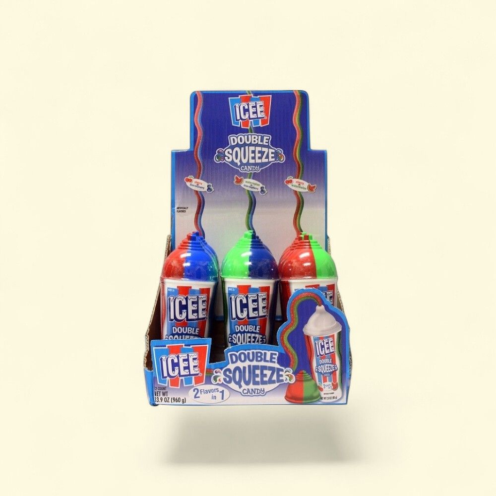 ICEE Double Squeeze Candy Assortment - 12 Count — authentic US product shipped worldwide by Treatspree