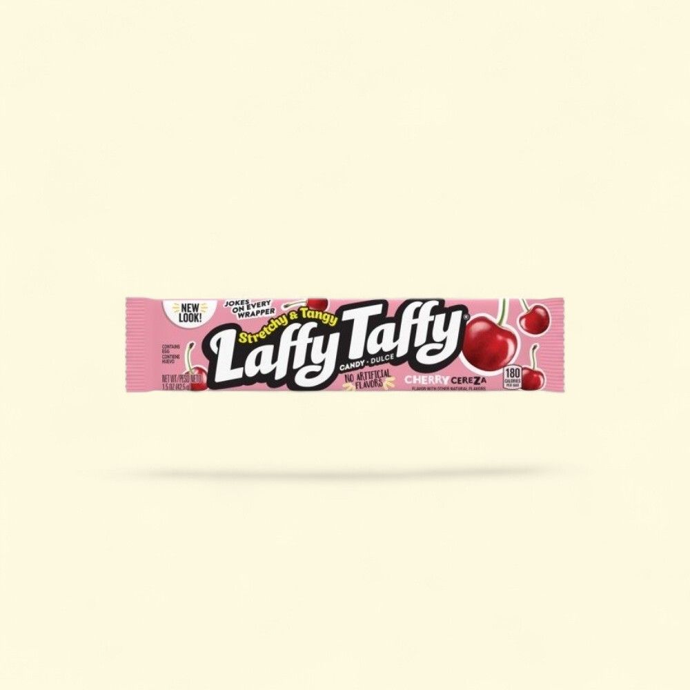 Laffy Taffy Cherry Tangy Chews 24-Pack — authentic US product shipped worldwide by Treatspree