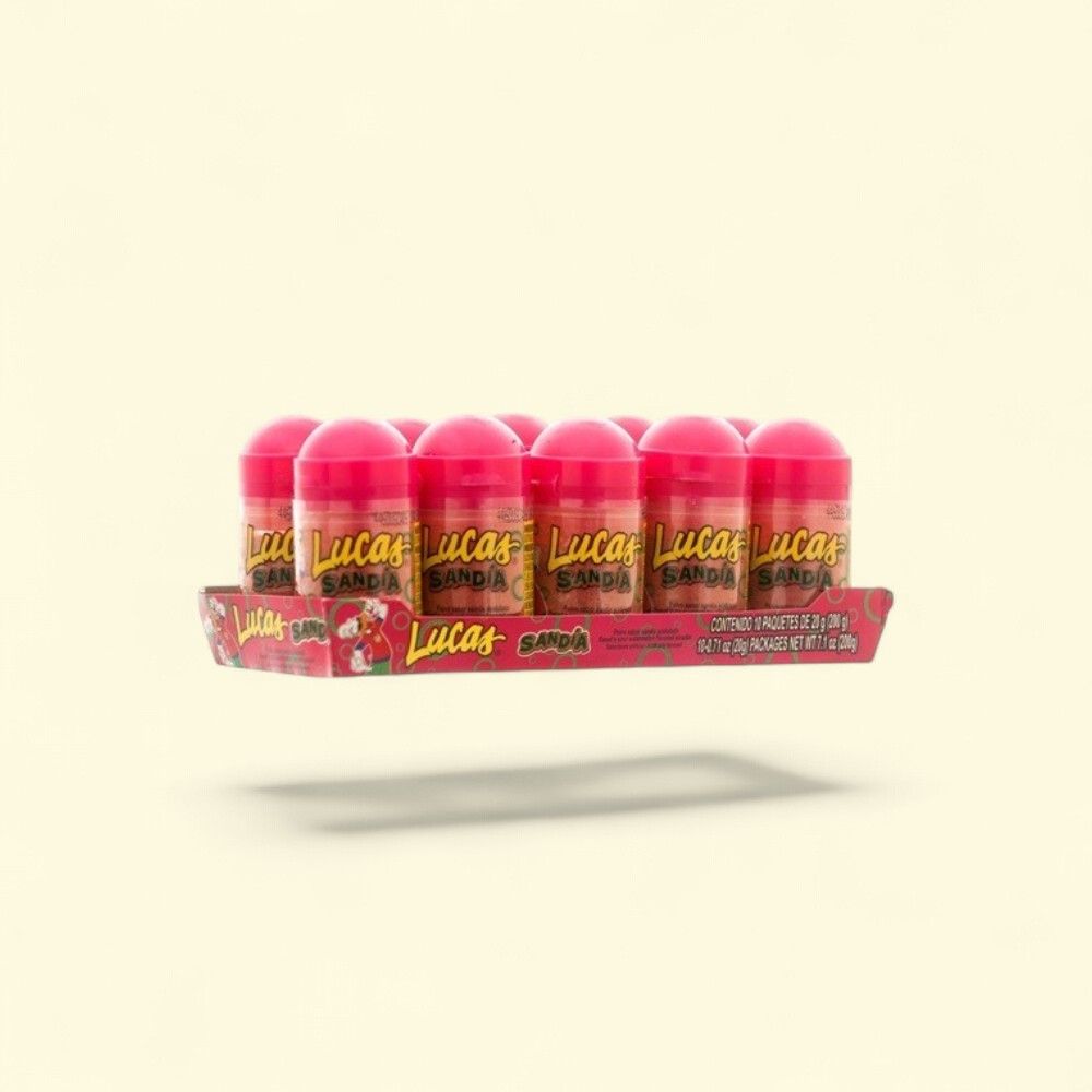 Lucas Baby Sandia Candy - 10 Count Watermelon Powder — authentic US product shipped worldwide by Treatspree