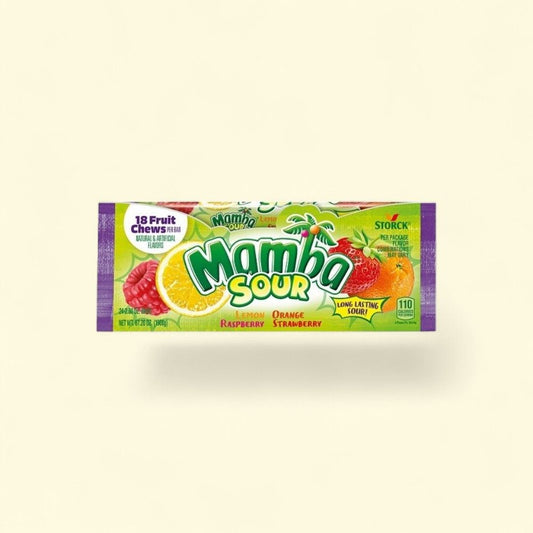 Mamba Sour Chewy Candy, 24 Count — authentic US product shipped worldwide by Treatspree