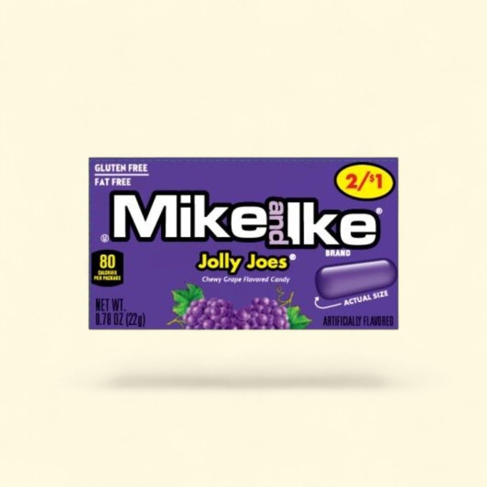 Mike and Ike Jolly Joes Candy, 24 Count Box — authentic US product shipped worldwide by Treatspree