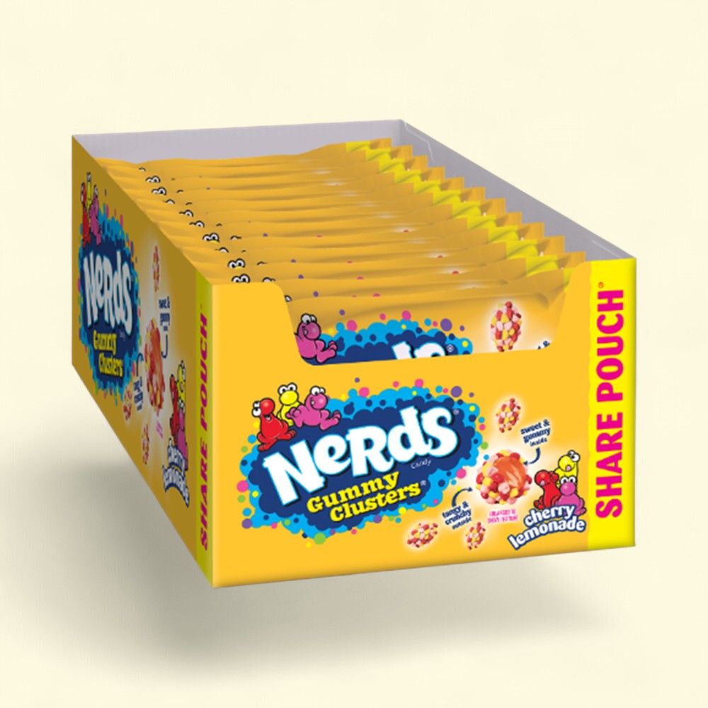Nerds Cherry Lemonade Gummy Clusters - 12 x 3oz Packs — authentic US product shipped worldwide by Treatspree