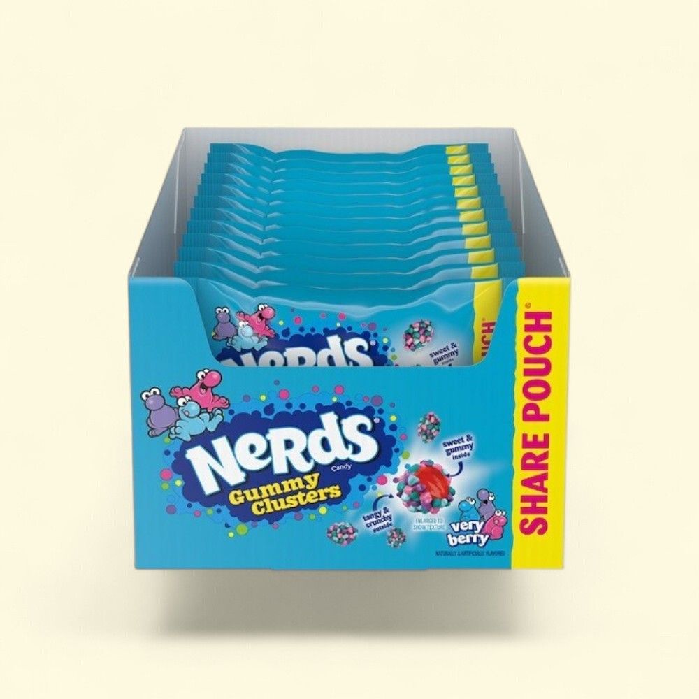 Nerds Very Berry Cluster Candy - 12 Count — authentic US product shipped worldwide by Treatspree