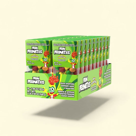Pelon Pelonetes Tamarind Flavored Coated Candy, 18-Count — authentic US product shipped worldwide by Treatspree