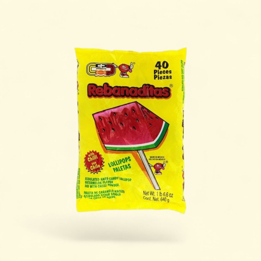 Rebanaditas Tamarind Candy Slices 40 Count — authentic US product shipped worldwide by Treatspree