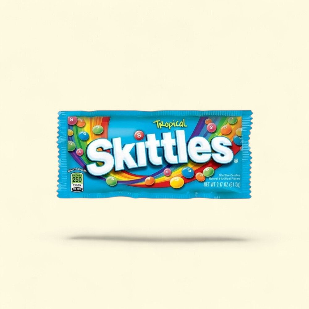 Skittles Tropical Candy, 36 Count — authentic US product shipped worldwide by Treatspree