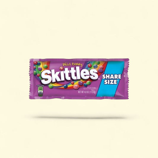 Skittles Wild Berry King Size Chewy Candy, 24 Count — authentic US product shipped worldwide by Treatspree