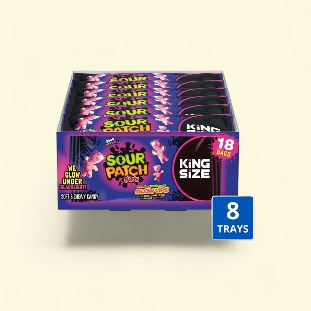 Sour Patch Kids Glow Ups Strawberry Watermelon Candy — authentic US product shipped worldwide by Treatspree