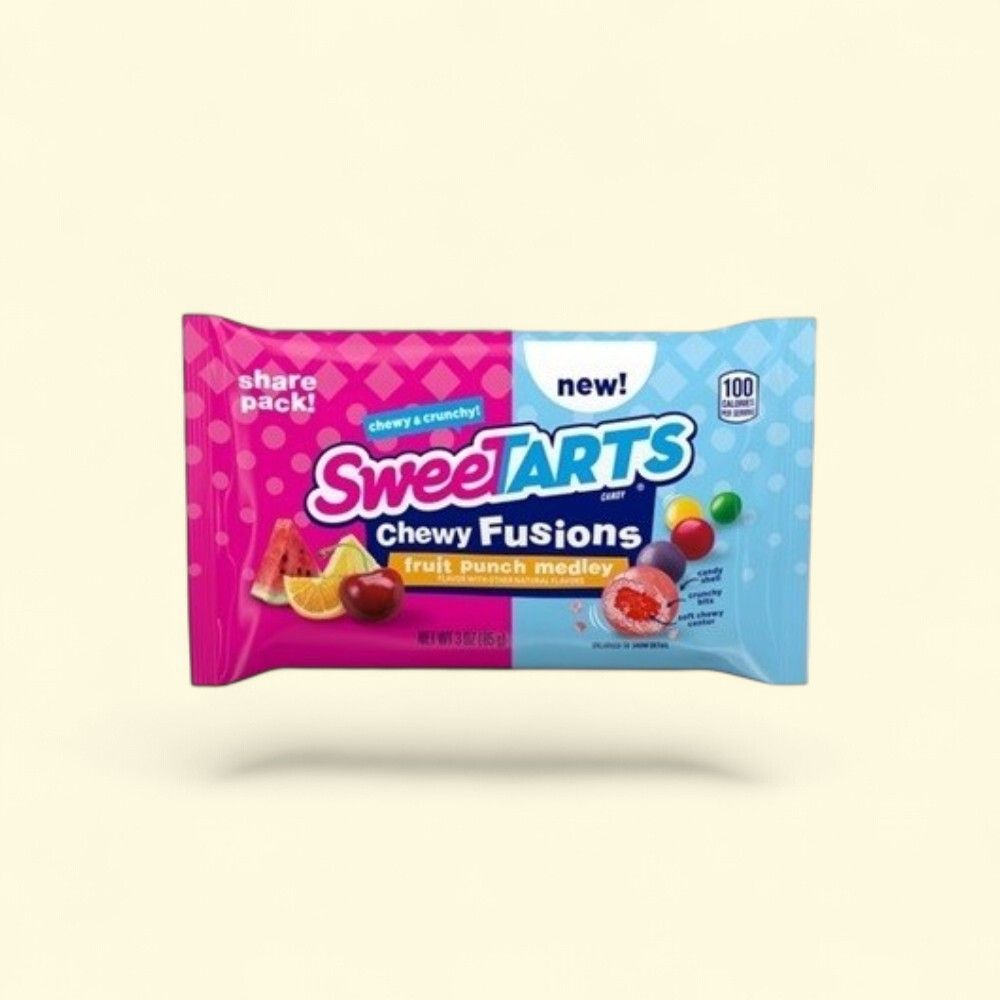 SweeTARTS Chewy Fusions Fruit Punch Medley Candy — authentic US product shipped worldwide by Treatspree