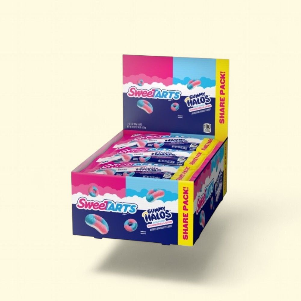Sweetarts Strawberry & Cream Gummy Halos Candy — authentic US product shipped worldwide by Treatspree