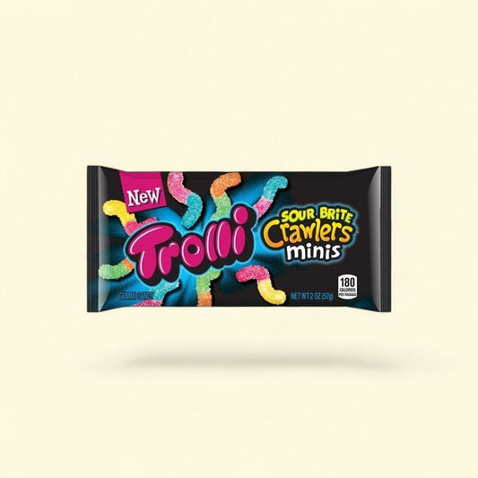Trolli Sour Mini Brite Crawlers Gummy Candy — authentic US product shipped worldwide by Treatspree