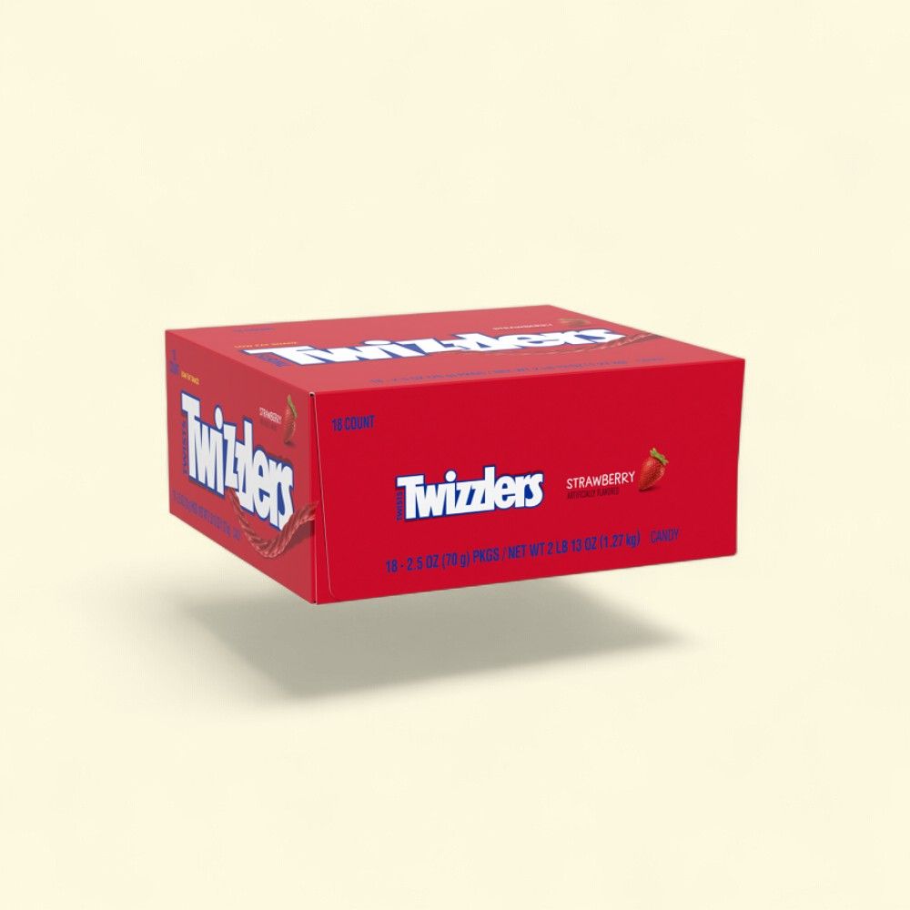 Twizzlers Strawberry Licorice Candy - 18 Count — authentic US product shipped worldwide by Treatspree