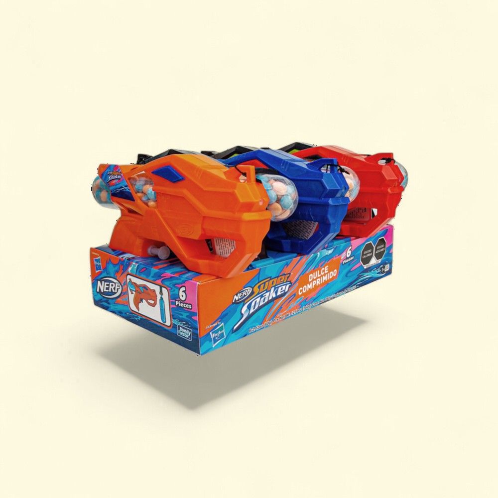 Bondy Fiesta Super Soaker Candy - 6 Count — authentic US product shipped worldwide by Treatspree