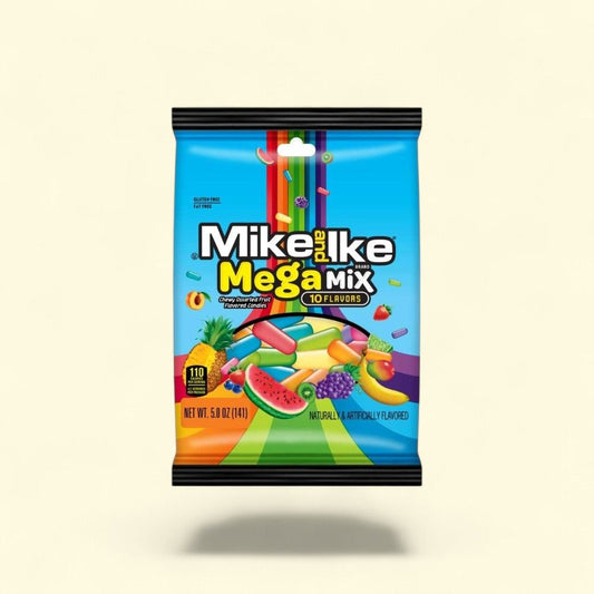 Mike and Ike Mega Mix Chewy Candy - 5 oz Box — authentic US product shipped worldwide by Treatspree