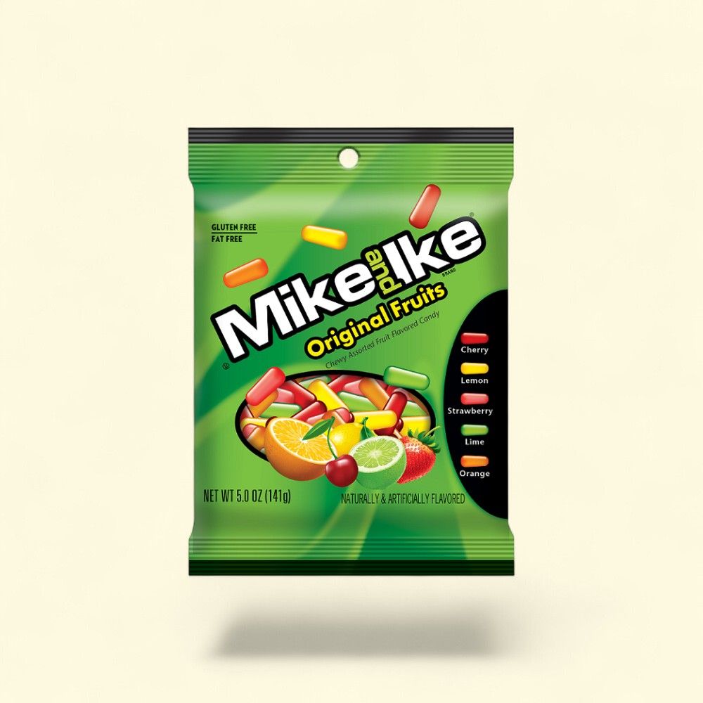 Mike and Ike Original Fruits Chewy Candy 5oz — authentic US product shipped worldwide by Treatspree