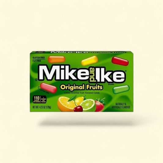 Mike and Ike Original Fruit Chews Theater Box 4.25oz — authentic US product shipped worldwide by Treatspree