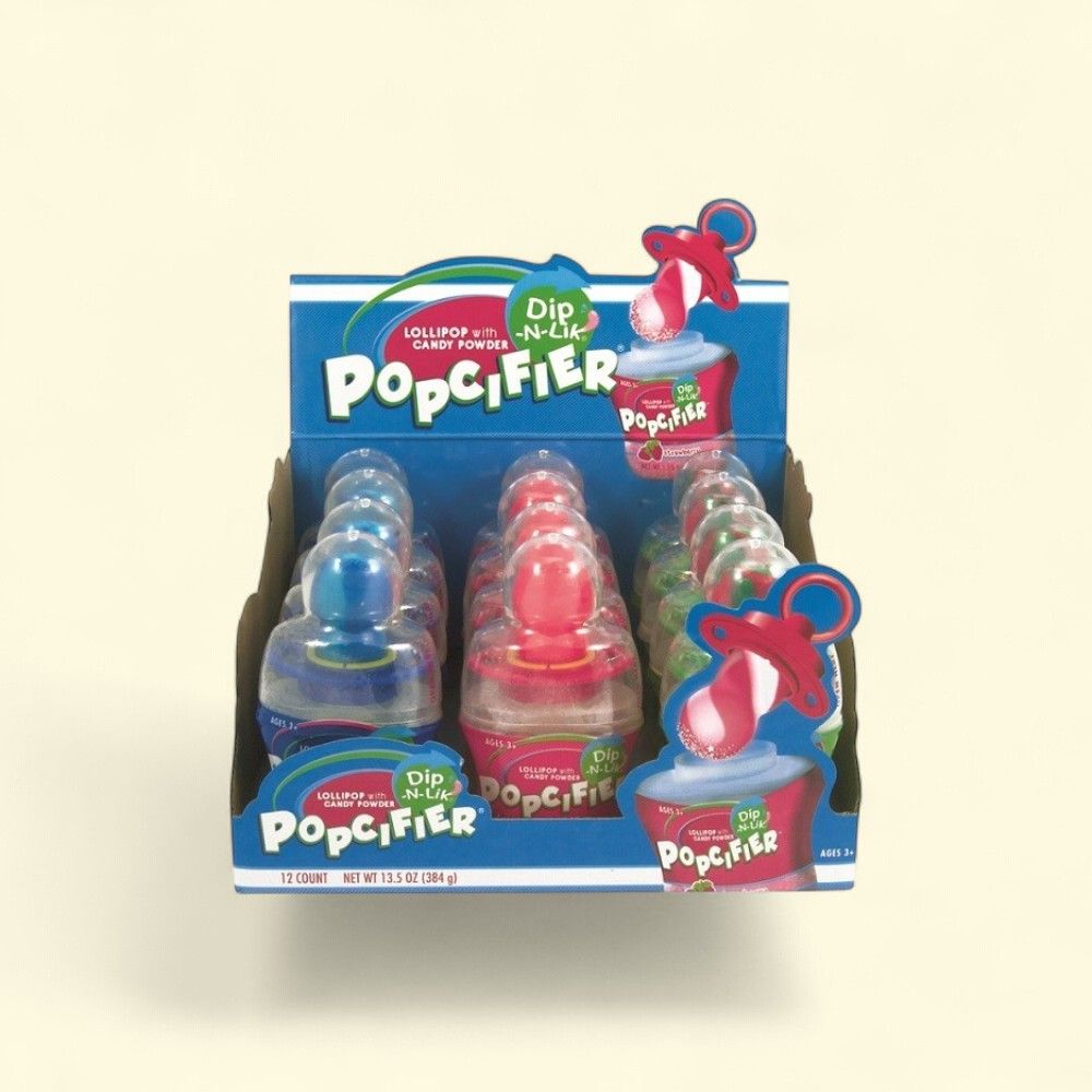 Popcifier Dip-N-Lik Candy Powder & Lollipop Set, 12 Count — authentic US product shipped worldwide by Treatspree