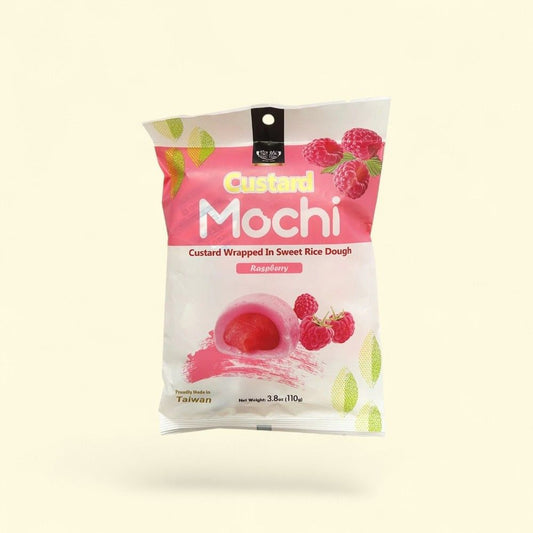 Royal Family Raspberry Custard Mochi Bag, 3.8oz — authentic US product shipped worldwide by Treatspree