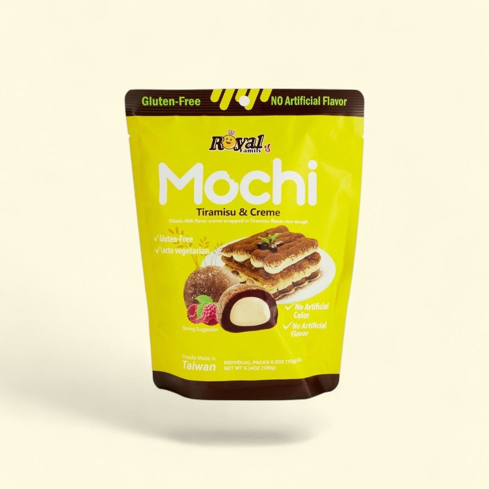 Royal Family Mochi Bag - Tiramisu & Creme - 6.35 oz — authentic US product shipped worldwide by Treatspree