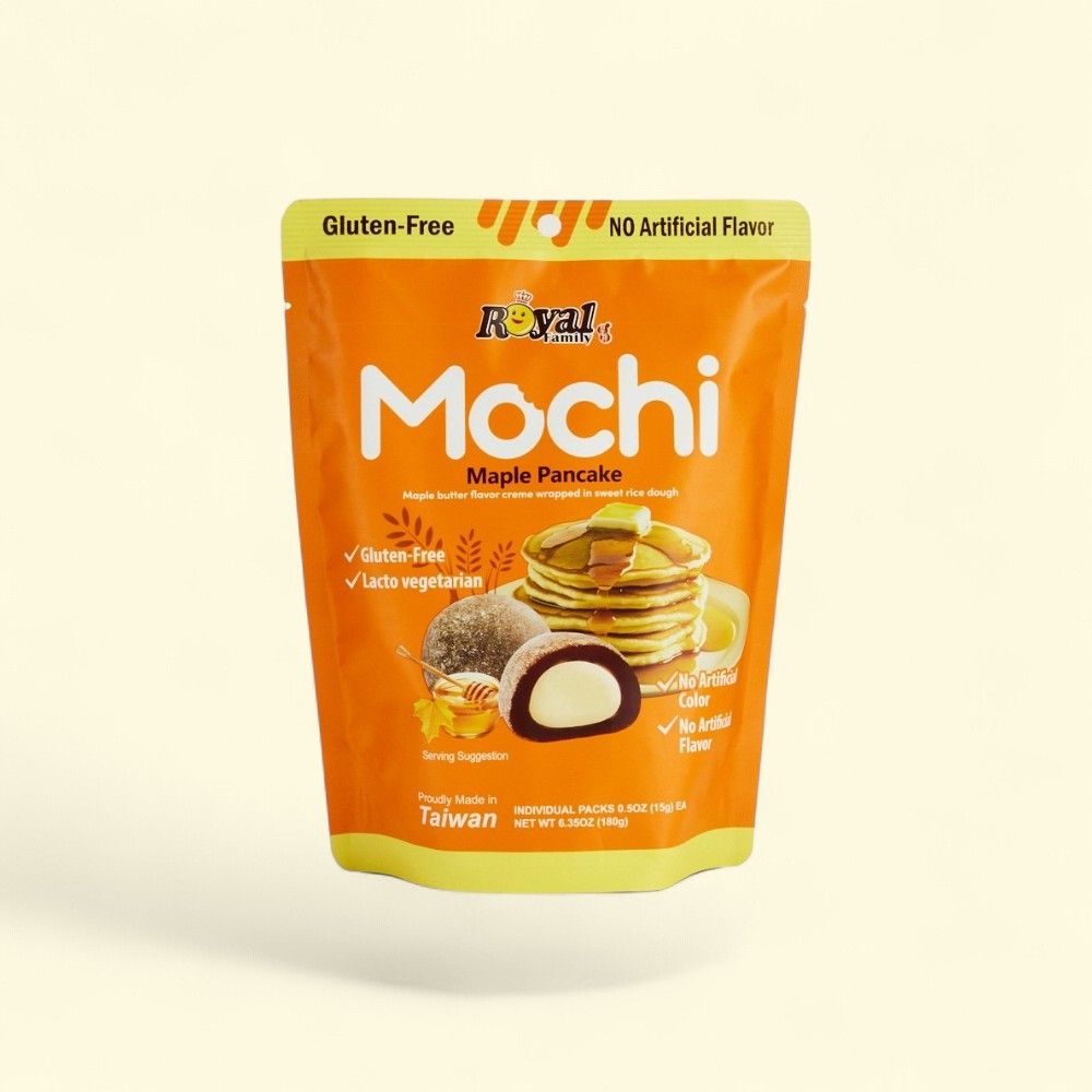 Royal Family Mochi Maple Butter & Creme Rice Cakes 6.35oz — authentic US product shipped worldwide by Treatspree