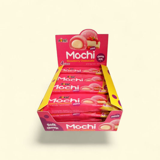 Royal Family Strawberry Cheesecake Mochi - 12 Pieces — authentic US product shipped worldwide by Treatspree