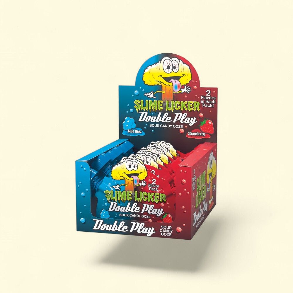 Slime Licker Blue Razz & Strawberry Rolling Candy — authentic US product shipped worldwide by Treatspree