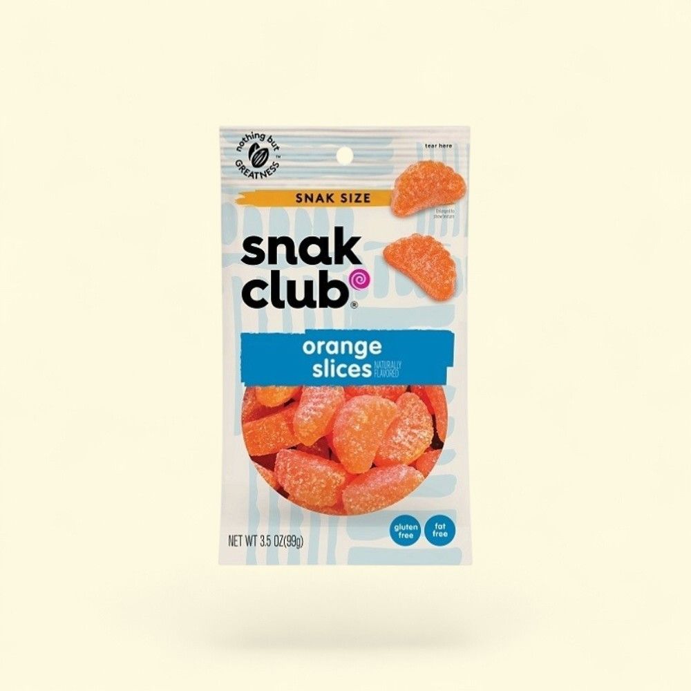 Snak Club Orange Slices Candy, 3.5 oz — authentic US product shipped worldwide by Treatspree