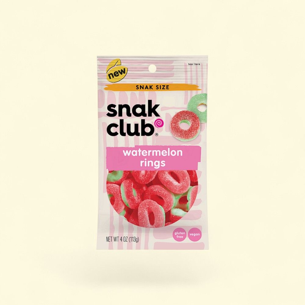 SNAK CLUB Watermelon Rings — authentic US product shipped worldwide by Treatspree