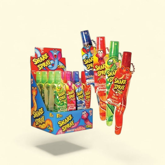 Snake Spray Candy - Fruity Spray with Fun Illustrations (16 x 1.27oz) — authentic US product shipped worldwide by Treatspree