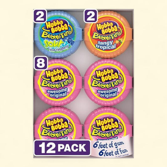 Hubba Bubba Bubble Tape Gum, 2 oz.