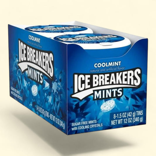 ICE BREAKERS Coolmint Breath Mints, 1.5 oz.