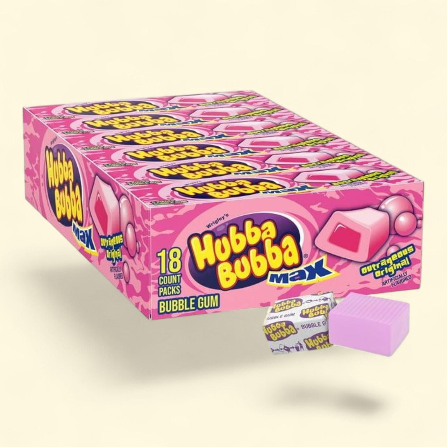 Hubba Bubba Bubble Gum, 18 pk.