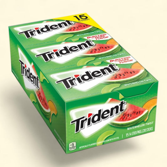 Trident Gum, Watermelon Twist, 14 Pieces, 15-count
